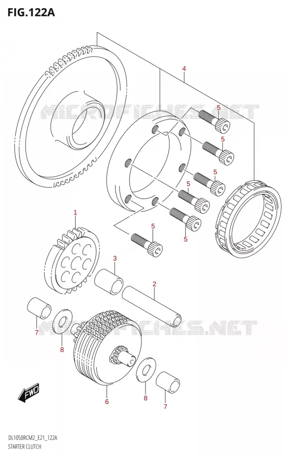 STARTMOTOR KOPPELINGS Suzuki MOTO 1050 V-STROM 2022  DL1050RC M2 (E21)