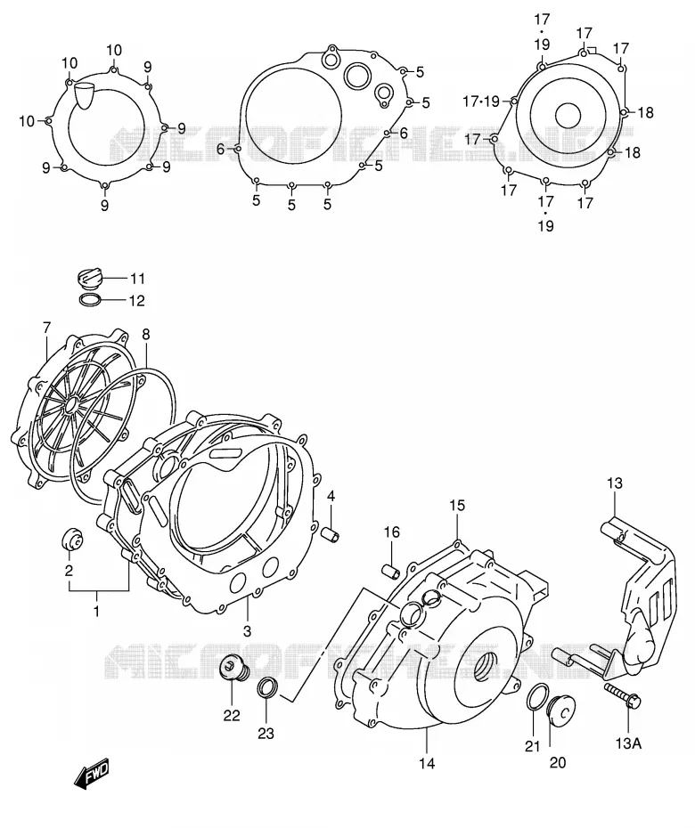 CASING Suzuki MOTO 650 SV-S 2000  SV650SY(E2)