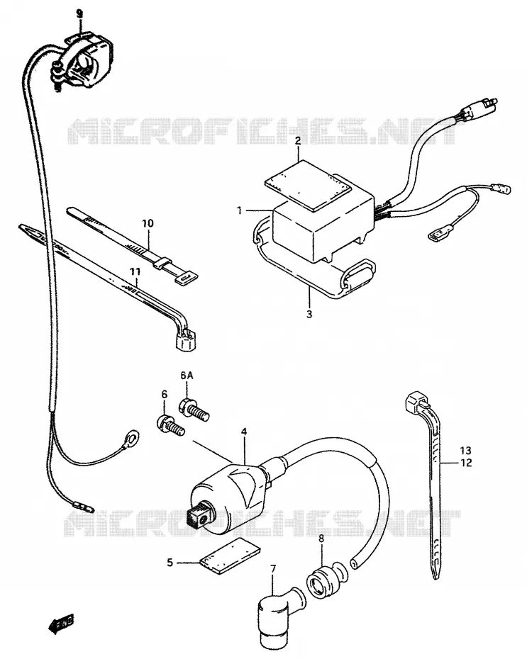 CDI UNIT - SPOEL Suzuki MOTO 80 RM 1996  RM80T(T/V)