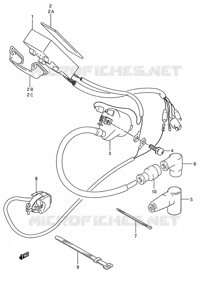 ELEKTRISCH Suzuki MOTO 250 RMX 1994  RMX250R(E28)