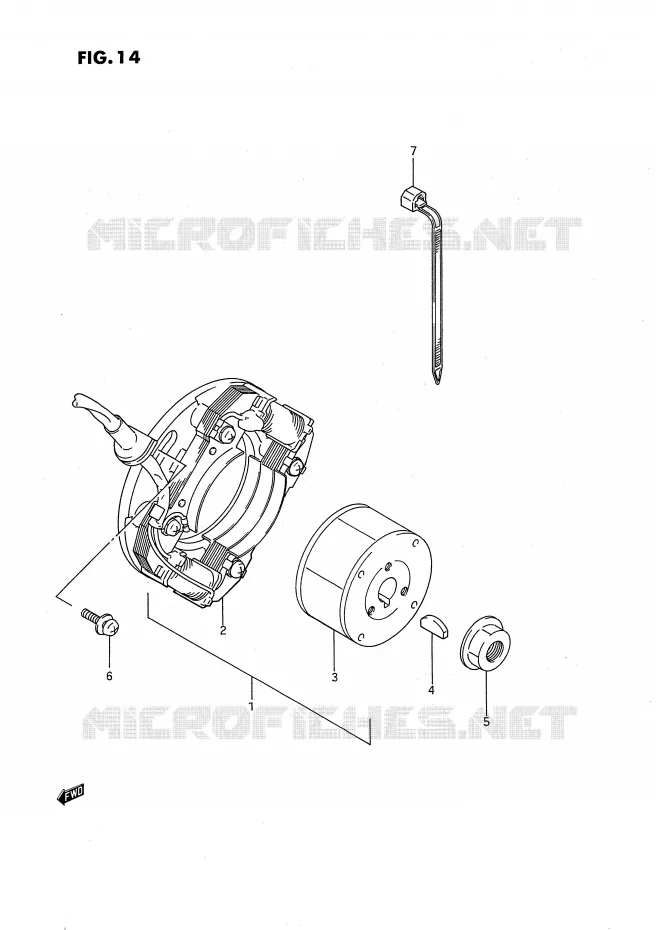 ONTSTEKING Suzuki MOTO 80 RM 1995  RM80XS(E2)