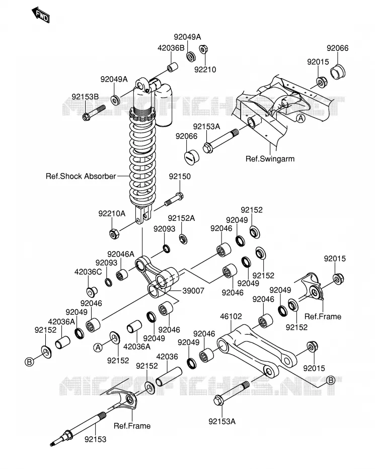 SCHORSING  Suzuki MOTO 250 RM-Z 2004  RM-Z250K4(E24)