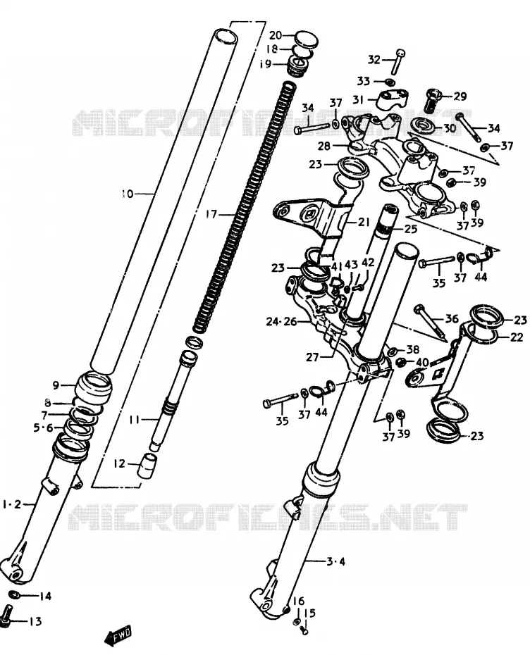 VOORVORK Suzuki MOTO 370 SP 1978  SP370C(C/N)