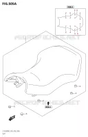 SEAT voor Suzuki KINGQUAD 500 2022
