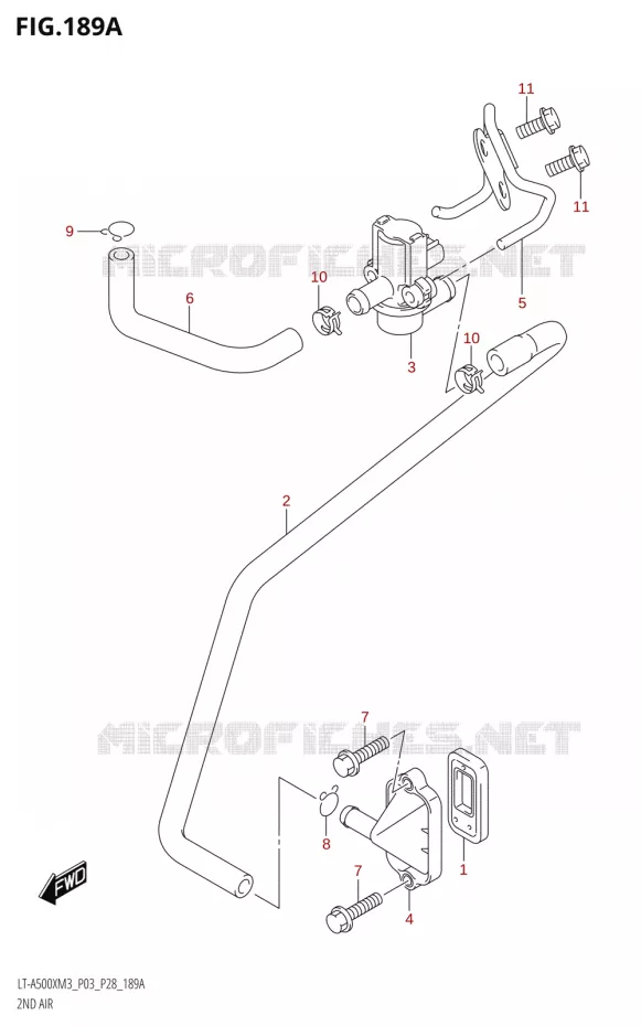 ANTI VERVUILINGS SYSTEM (LT-A500X:M3:P03) Suzuki QUAD 500 KINGQUAD 2023  LT-A500X M3 (P03,P28,P33)