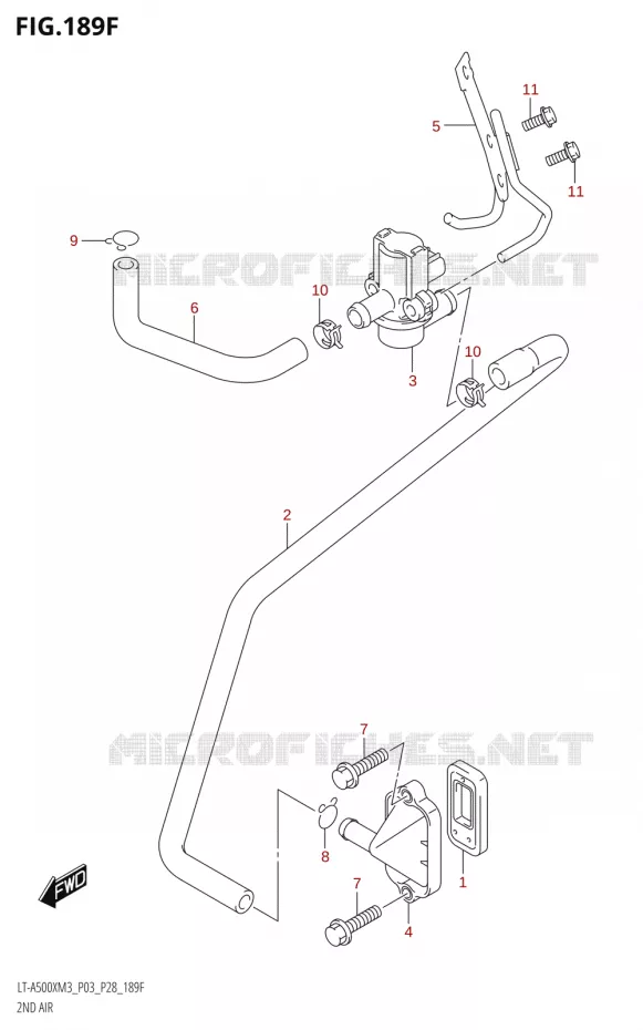 ANTI VERVUILINGS SYSTEM (LT-A500XP:M3:P33) Suzuki QUAD 500 KINGQUAD 2023  LT-A500X M3 (P03,P28,P33)
