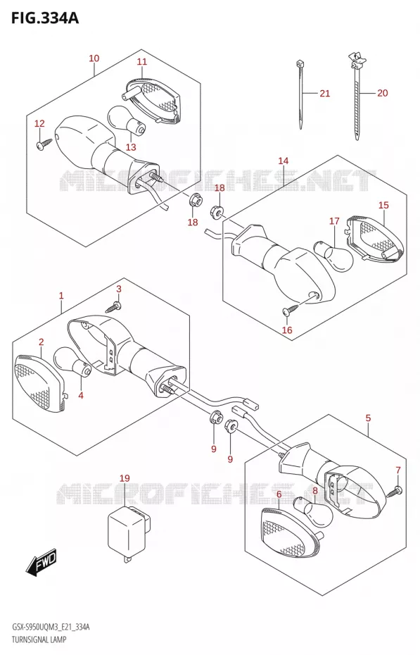 INDICATOREN Suzuki MOTO 950 GSX-S 2023  GSX-S950UQM3 (E21)
