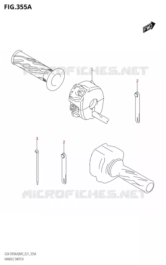 SCHAKELAARS Suzuki MOTO 950 GSX-S 2023  GSX-S950UQM3 (E21)