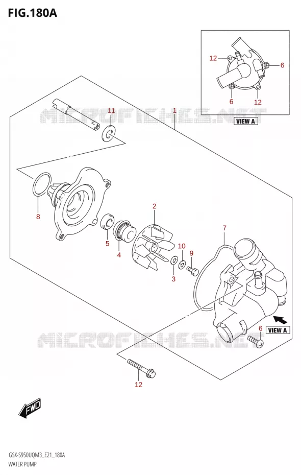 WATERPOMP Suzuki MOTO 950 GSX-S 2023  GSX-S950UQM3 (E21)