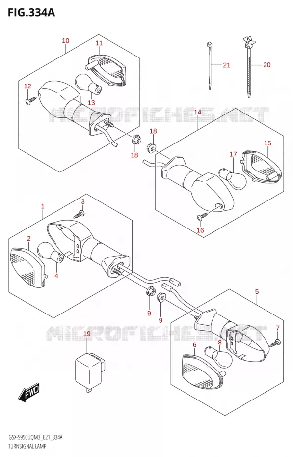 INDICATOREN Suzuki MOTO 950 GSX-S 2023  GSX-S950WQM3 (E21)