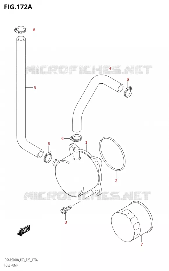 BENZINE POMP Suzuki MOTO 600 GSX-R 2018  GSX-R600 L8 (E03,E28,E33)