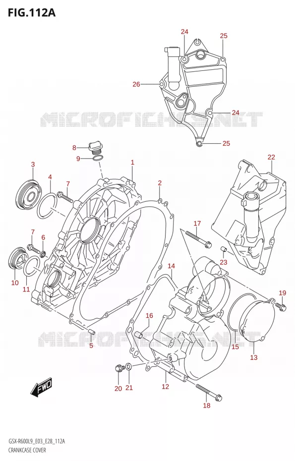 CARTERDEKSEL Suzuki MOTO 600 GSX-R 2019  GSX-R600 L9 (E03,E28,E33)