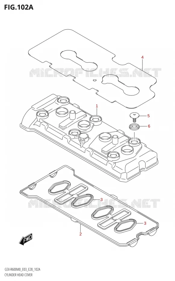 KLEPPENDEKSEL Suzuki MOTO 600 GSX-R 2020  GSX-R600 M0 (E03,E28,E33)