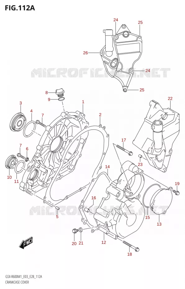 CARTERDEKSEL Suzuki MOTO 600 GSX-R 2021  GSX-R600 M1 (E03,E28,E33)