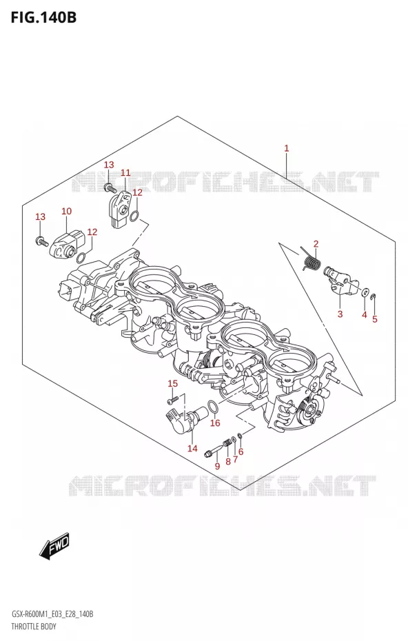GASKLEPHUIS (E33) Suzuki MOTO 600 GSX-R 2021  GSX-R600 M1 (E03,E28,E33)
