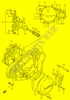 WATER POMPHUIS (MODELE L/M/N/P/R) voor Suzuki RMX 250 1993