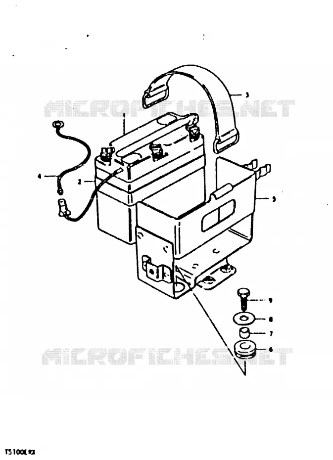 ACCU Suzuki MOTO 100 TS-ER 1996  TS100ERT(T/X)