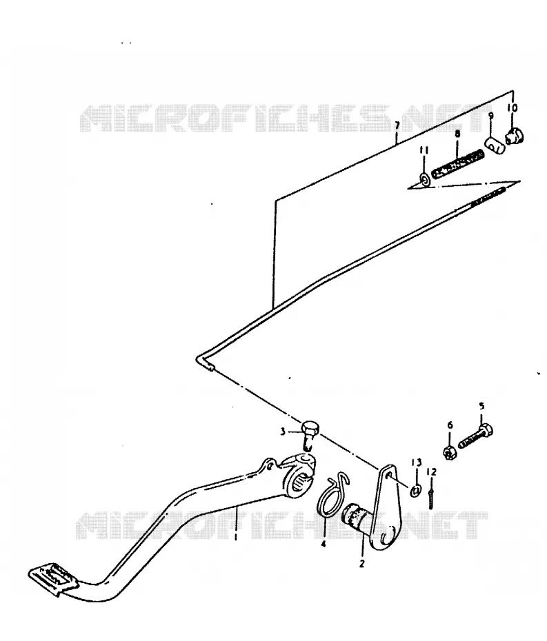 ACHTERREM Suzuki MOTO 125 TS-ER 1992  TS125ERN