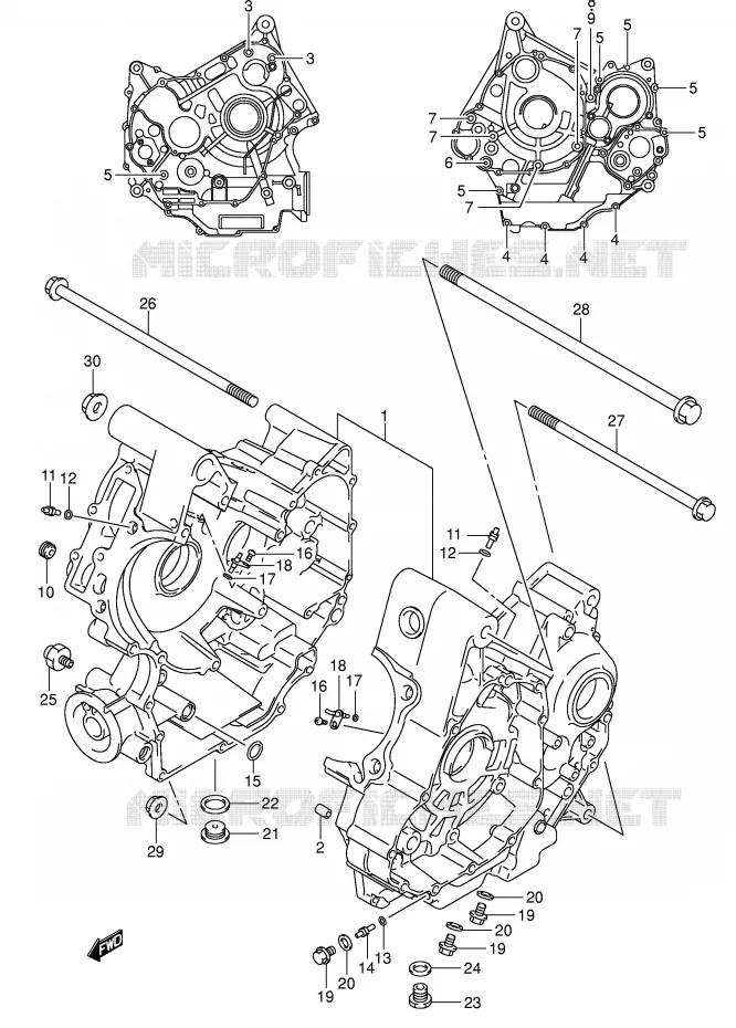 CASING Suzuki MOTO 1000 SV-S 2005  SV1000SK5(E2)