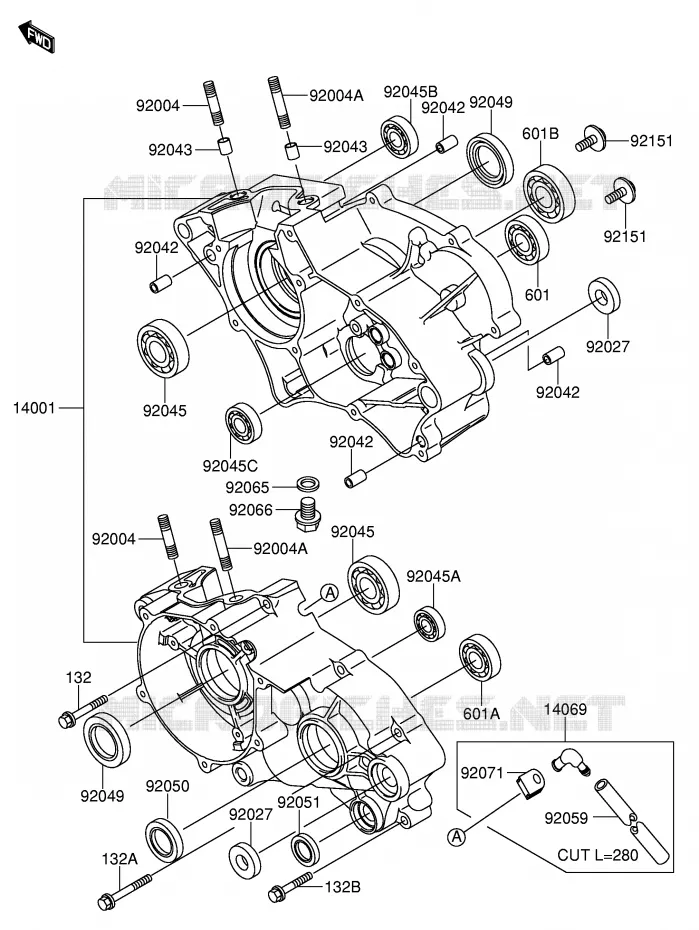 CASING Suzuki MOTO 65 RM 2003  RM65K3(E19)