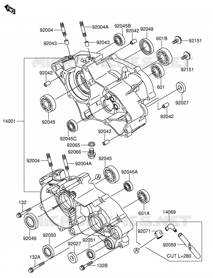 CASING Suzuki MOTO 65 RM 2004  RM65K4(E24)