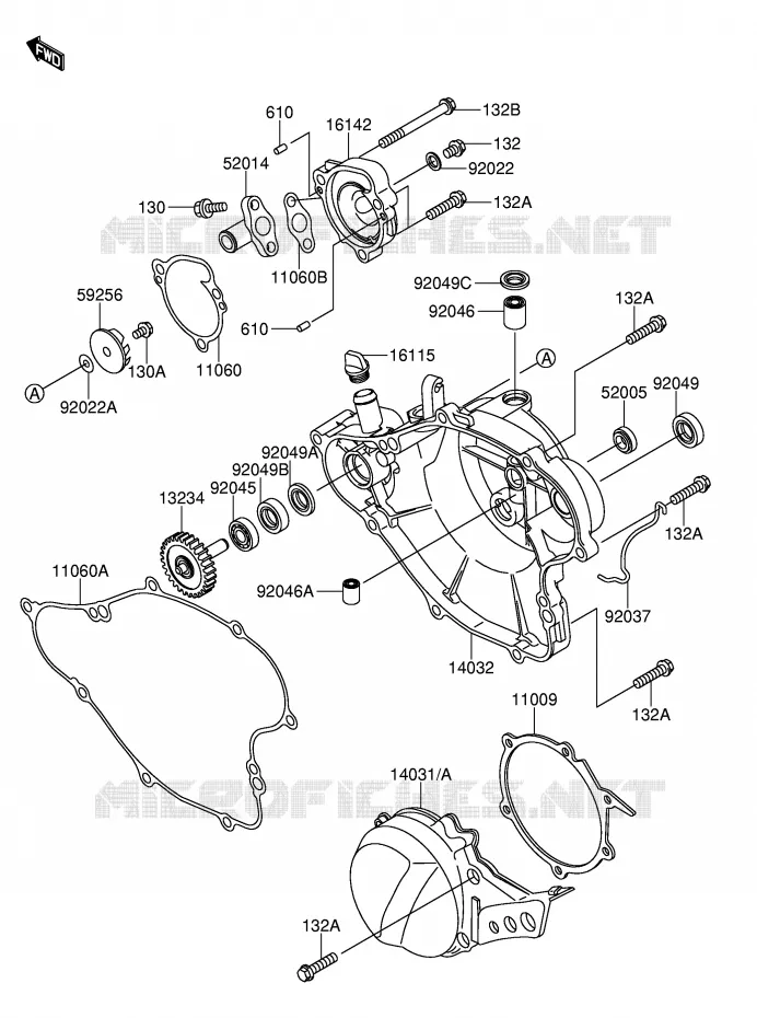 CASING Suzuki MOTO 65 RM 2004  RM65K4(E28)