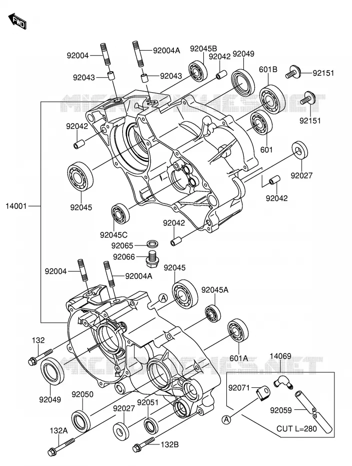 CASING Suzuki MOTO 65 RM 2004  RM65K4(E3)