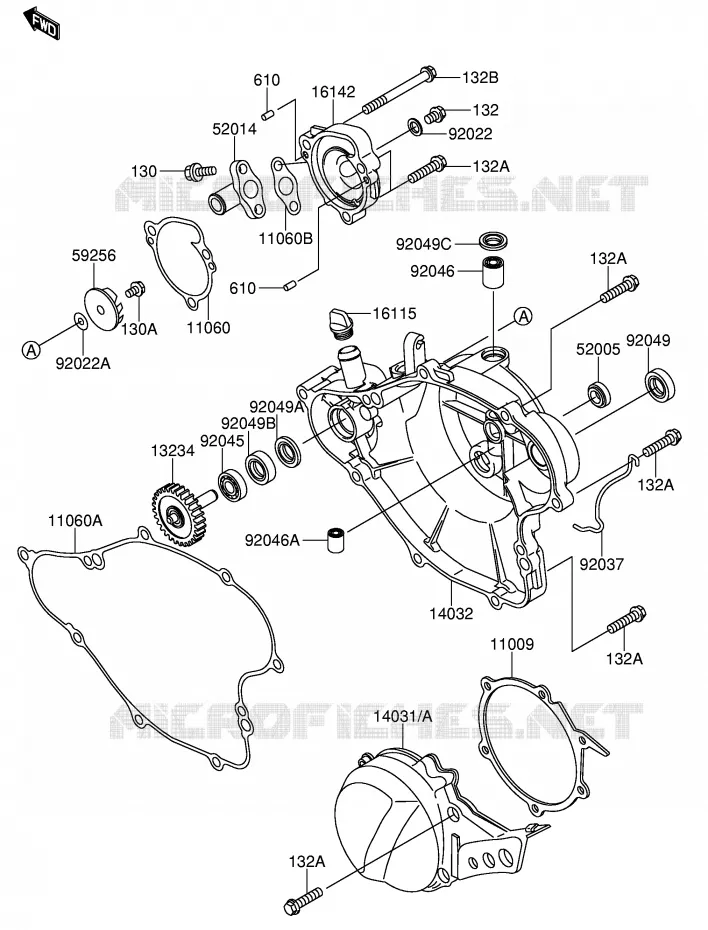 CASING Suzuki MOTO 65 RM 2005  RM65K5(E19)