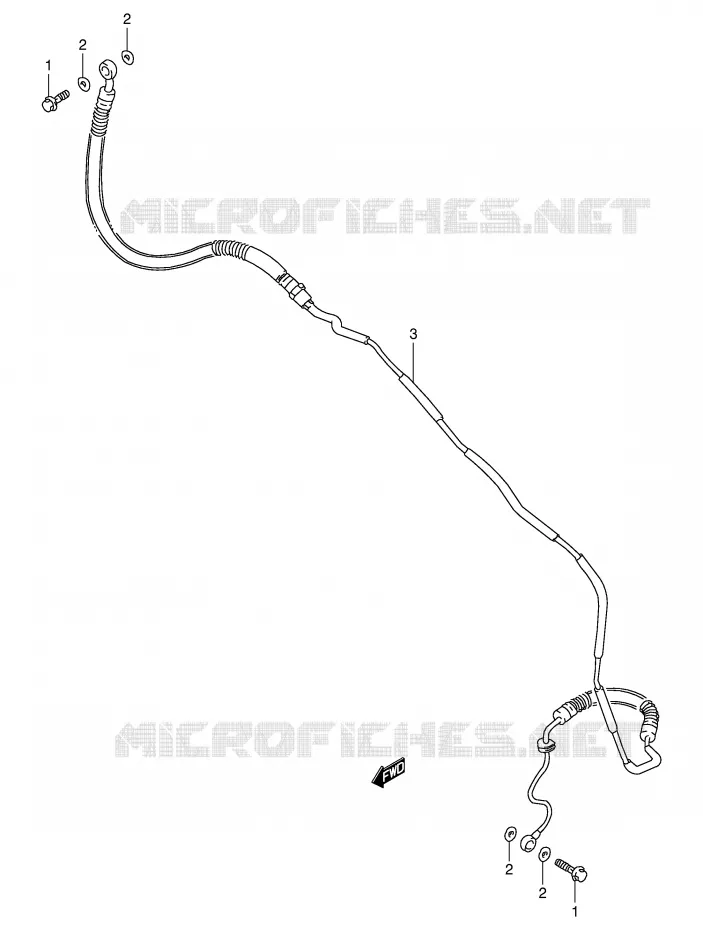 CLUTCH HOSE Suzuki MOTO 800 INTRUDER 1992  VS800GLN(E28)