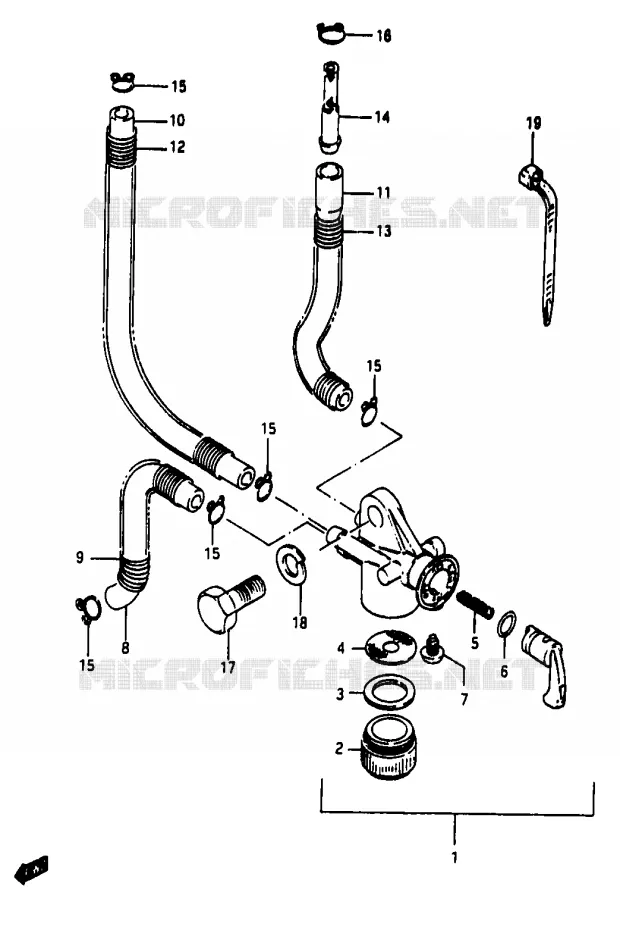 FUEL COCK Suzuki MOTO 50 Autres-modeles 1991  TV50M(M/R)