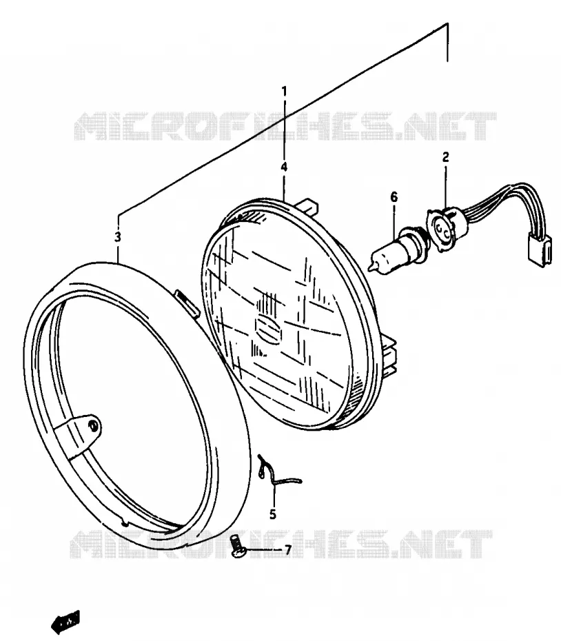 KOPLAMP Suzuki MOTO 50 Autres-modeles 1994  TV50R(M/R)