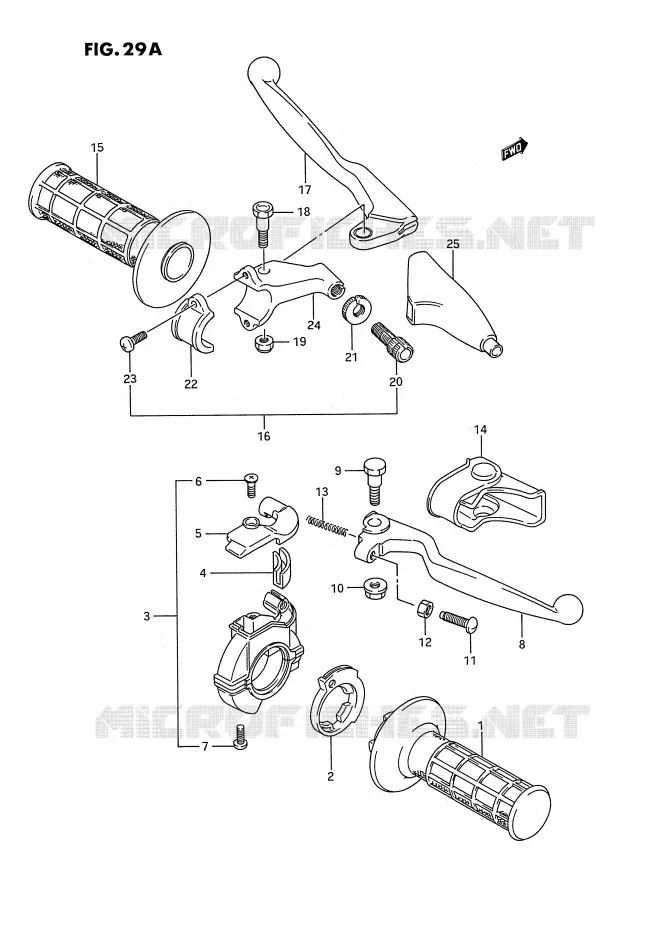 SCHAKELAARS (MODELE K/L/M/N/P/R/S) Suzuki MOTO 80 RM 1994  RM80R(E3)