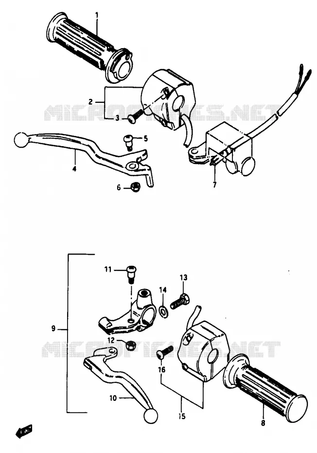 SCHAKELAARS Suzuki MOTO 50 Autres-modeles 1994  TV50R(M/R)