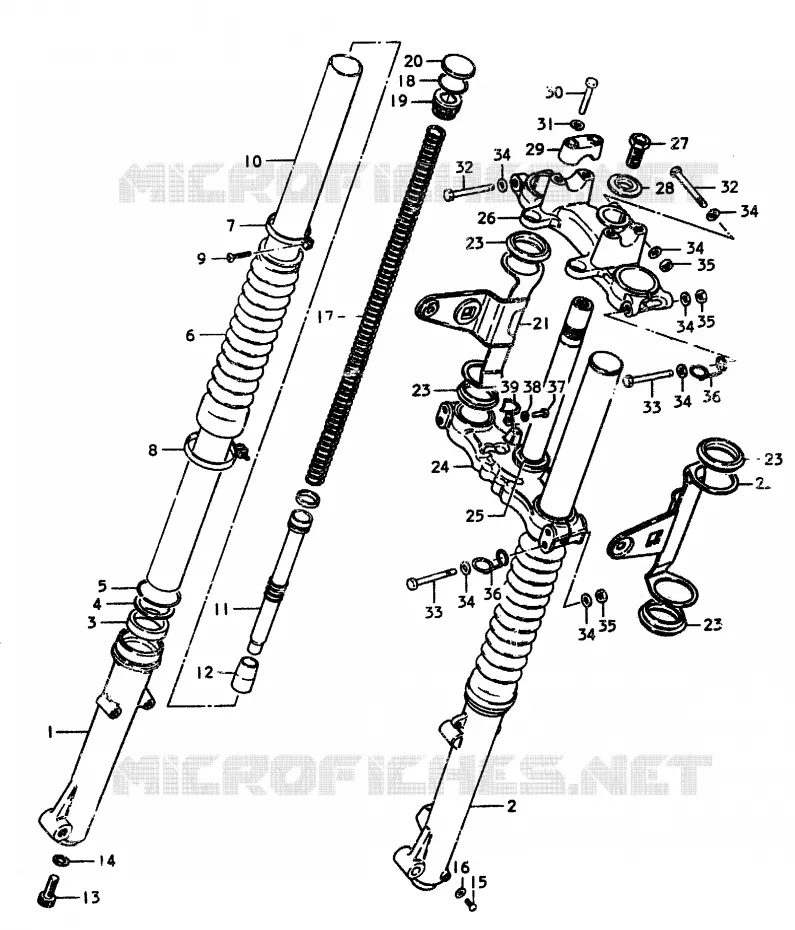 SPECIALE ONDERDELEN VAN MARKT (E6) Suzuki MOTO 370 SP 1978  SP370C(C/N)