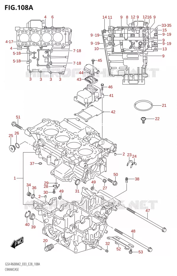 CARTER Suzuki MOTO 600 GSX-R 2022  GSX-R600 M2 (E03,E28,E33)