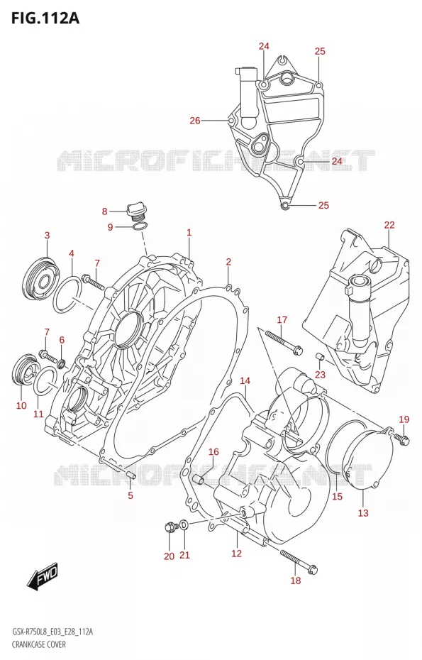 CARTERDEKSEL Suzuki MOTO 750 GSX-R 2018  GSX-R750 L8 (E03,E28,E33)