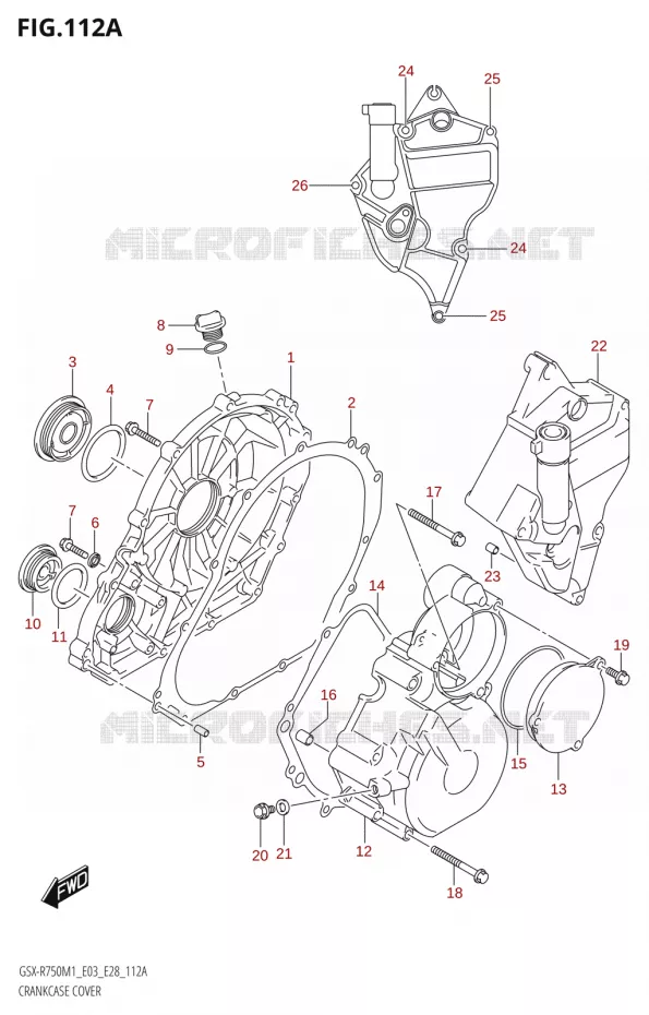 CARTERDEKSEL Suzuki MOTO 750 GSX-R 2021  GSX-R750 M1 (E03,E28,E33)
