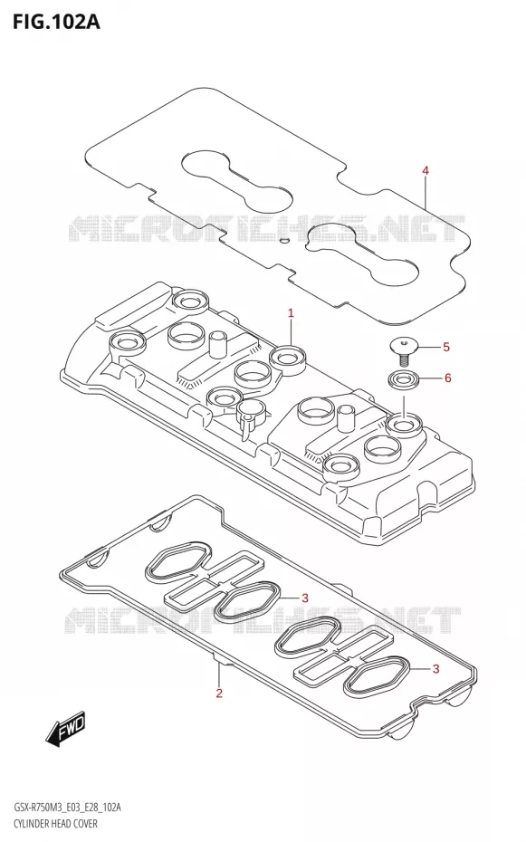 KLEPPENDEKSEL Suzuki MOTO 750 GSX-R 2023  GSX-R750 M3 (E03,E28,E33)