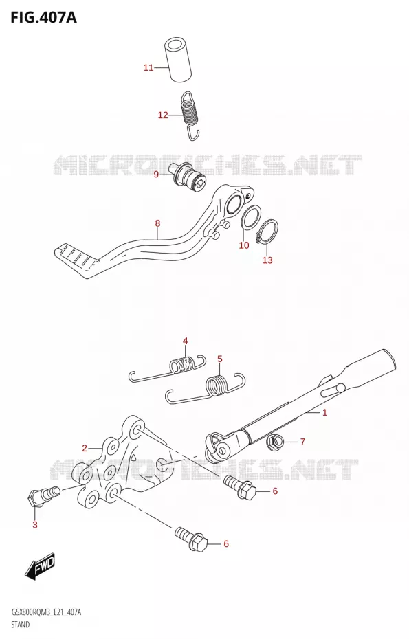 STAND Suzuki MOTO 800 GSX 2023  GSX800RRQ M3 (E21)