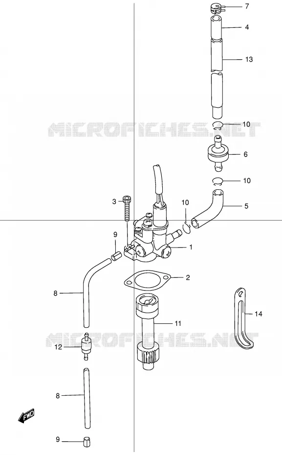 OLIEPOMP (MODELE W/X) Suzuki MOTO 50 STREET-MAGIC 2000  TR50SY(E2)