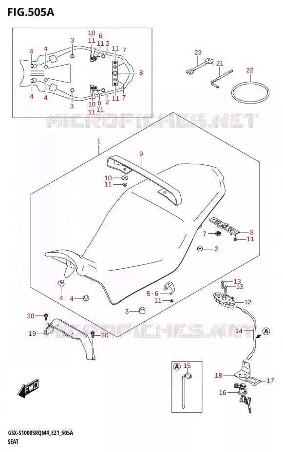 SEAT Suzuki MOTO 1000 KATANA 2024  GSX-S1000SRQ M4 (E21)