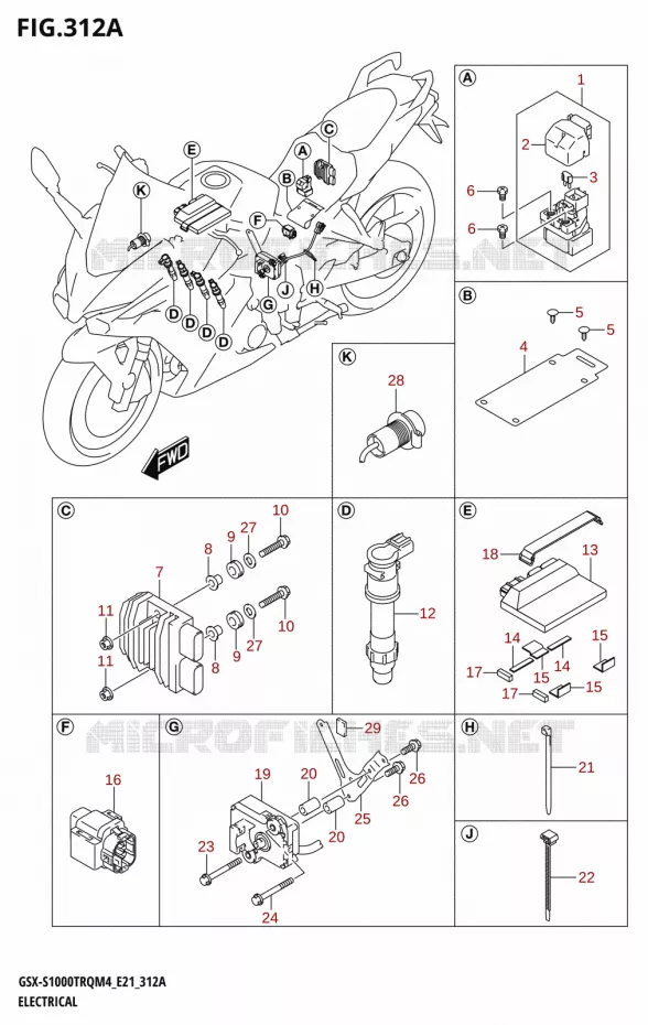 ELEKTRISCH Suzuki MOTO 1000 GSX-S 2024  GSX-S1000TRQ M4 (E21)