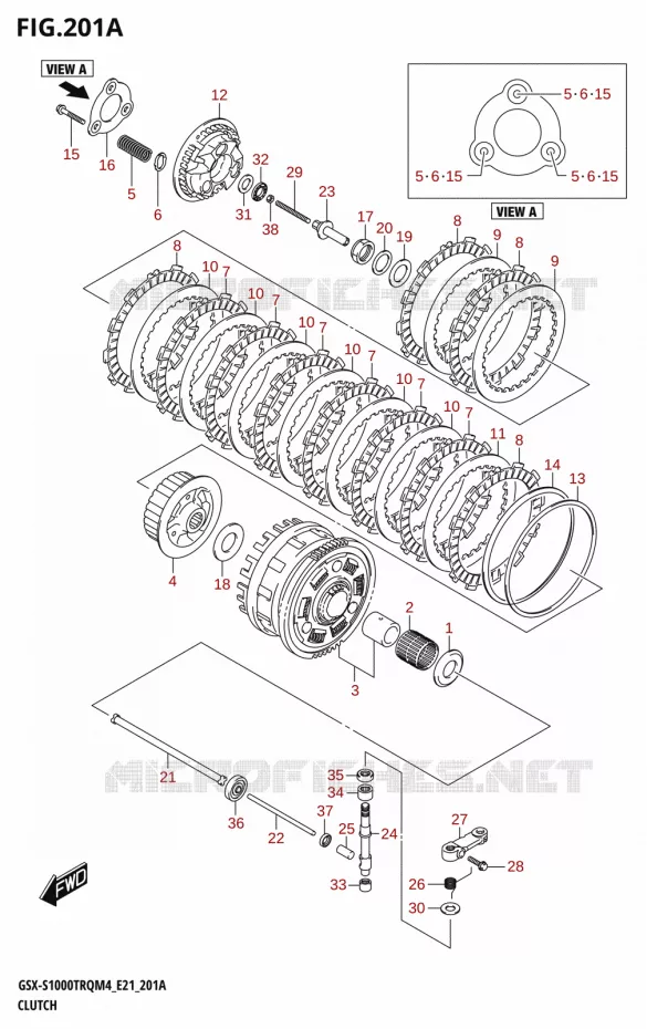 KOPPELING Suzuki MOTO 1000 GSX-S 2024  GSX-S1000TRQ M4 (E21)