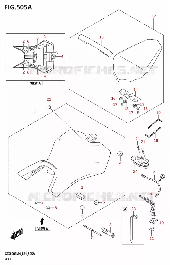SEAT Suzuki MOTO 800 GSX 2024  GSX800FUQ M4 (E21)
