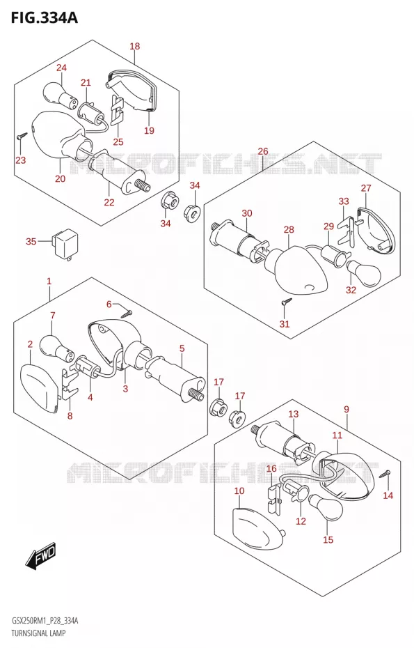 INDICATOREN Suzuki MOTO 250 GSX-R 2021  GSX250R M1 (P28)