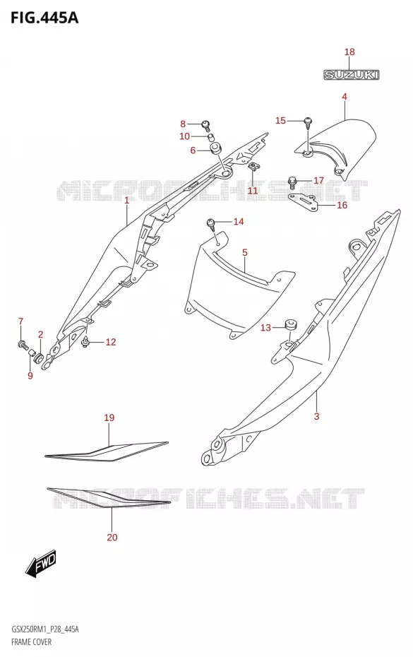 KUIP Suzuki MOTO 250 GSX-R 2021  GSX250R M1 (P28)