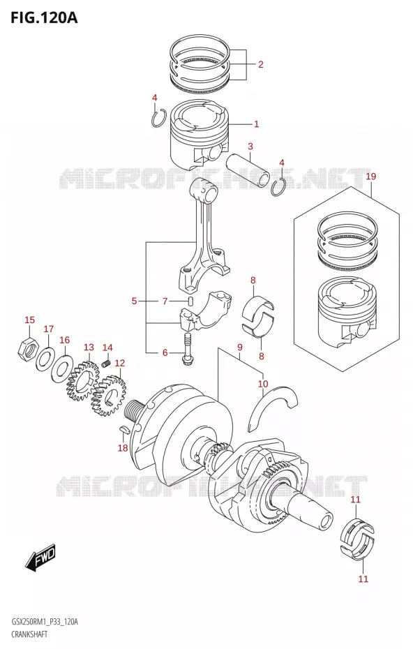 KRUKAS Suzuki MOTO 250 GSX-R 2021  GSX250R M1 (P33)