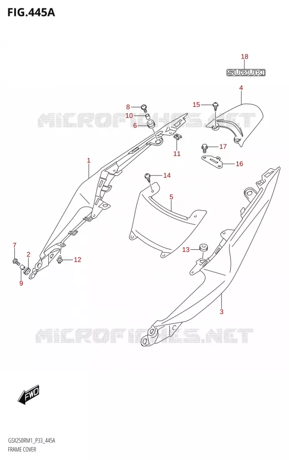KUIP (GSX250R) Suzuki MOTO 250 GSX-R 2021  GSX250R M1 (P33)
