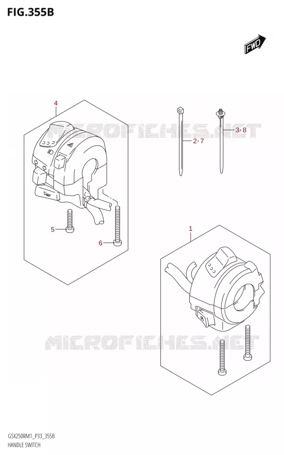 SCHAKELAARS Suzuki MOTO 250 GSX-R 2021  GSX250R M1 (P33)