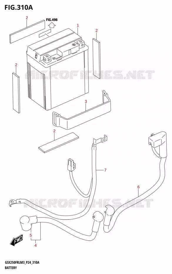 ACCU Suzuki MOTO 250 GSX-R 2023  GSX250FRLX / GSX250FRL M3 (P24)